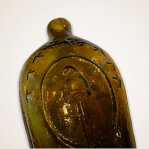 "Lafayette" And Bust - Liberty Cap Portrait Flask