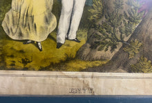 Load image into Gallery viewer, Very Early Circa 1750-1790’s Engraving “Envy” - Extremely Rare / Unidentified Artist